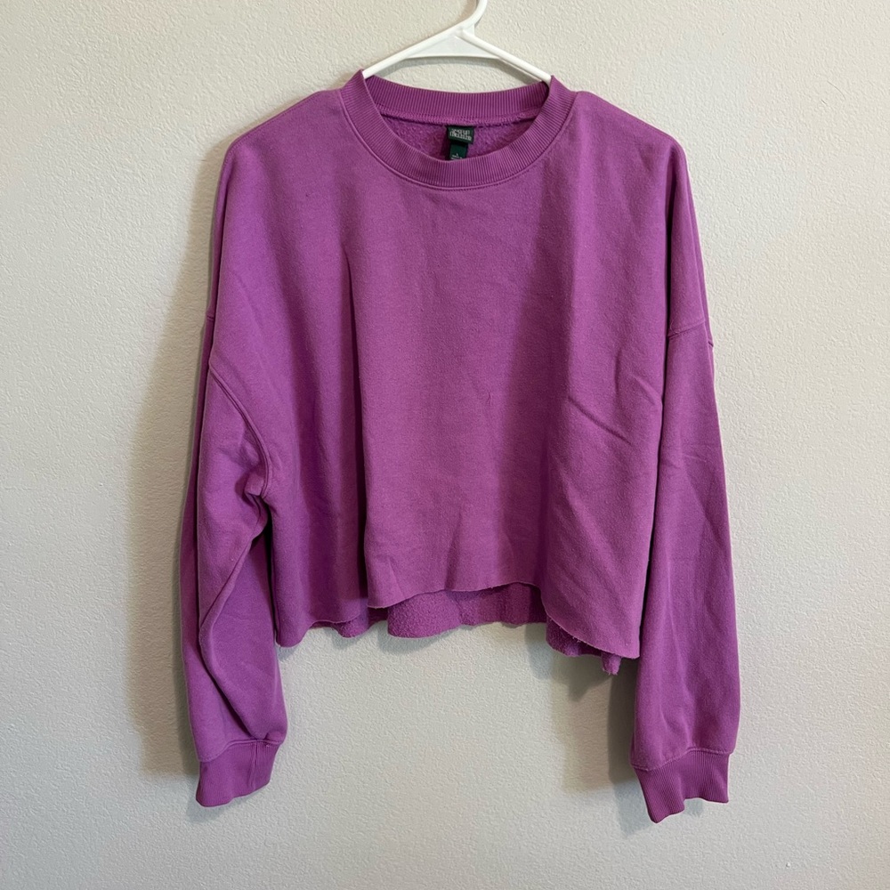 Cropped Magenta Sweater